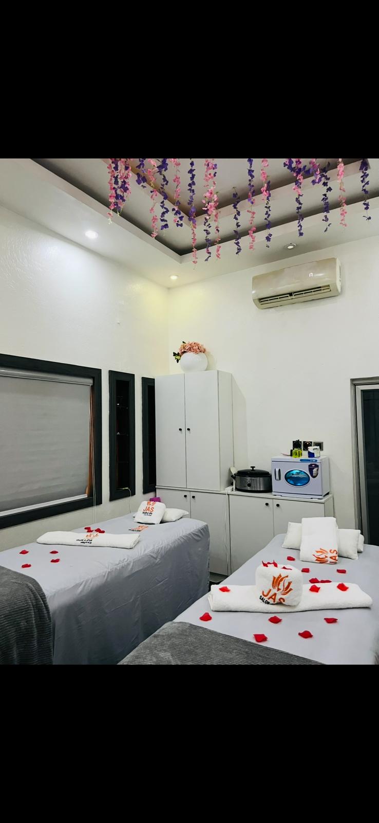 JAS facials & body care area or service